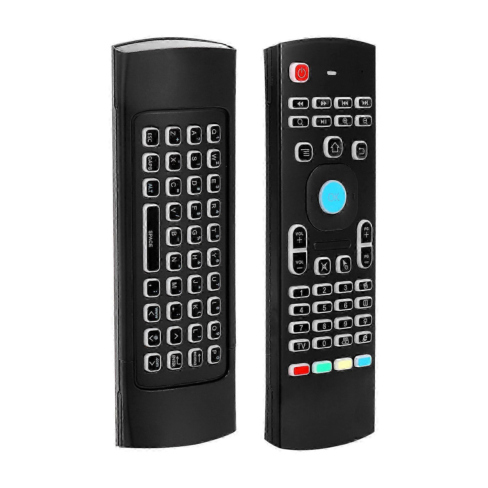 Air Mouse for Android TV Box with Mini Wireless Keyboard and RGB Backlit MX3