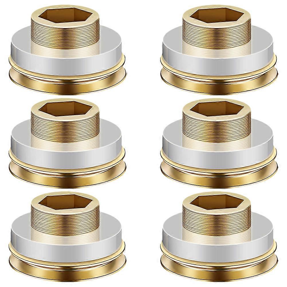 Faucet Washer Replacement Parts with Copper and Silicone Gaskets for LeakFree Sealing Multi 6pcs