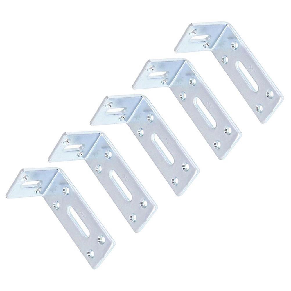 5pcs Steel L Bracket Thickened Shelf Support for Dresser and Mirror