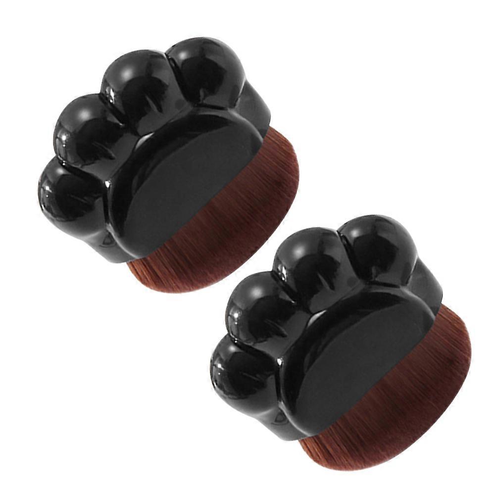 Foundation Brush for Women Blush Brush Soft Makeup Applicator 2Pcs