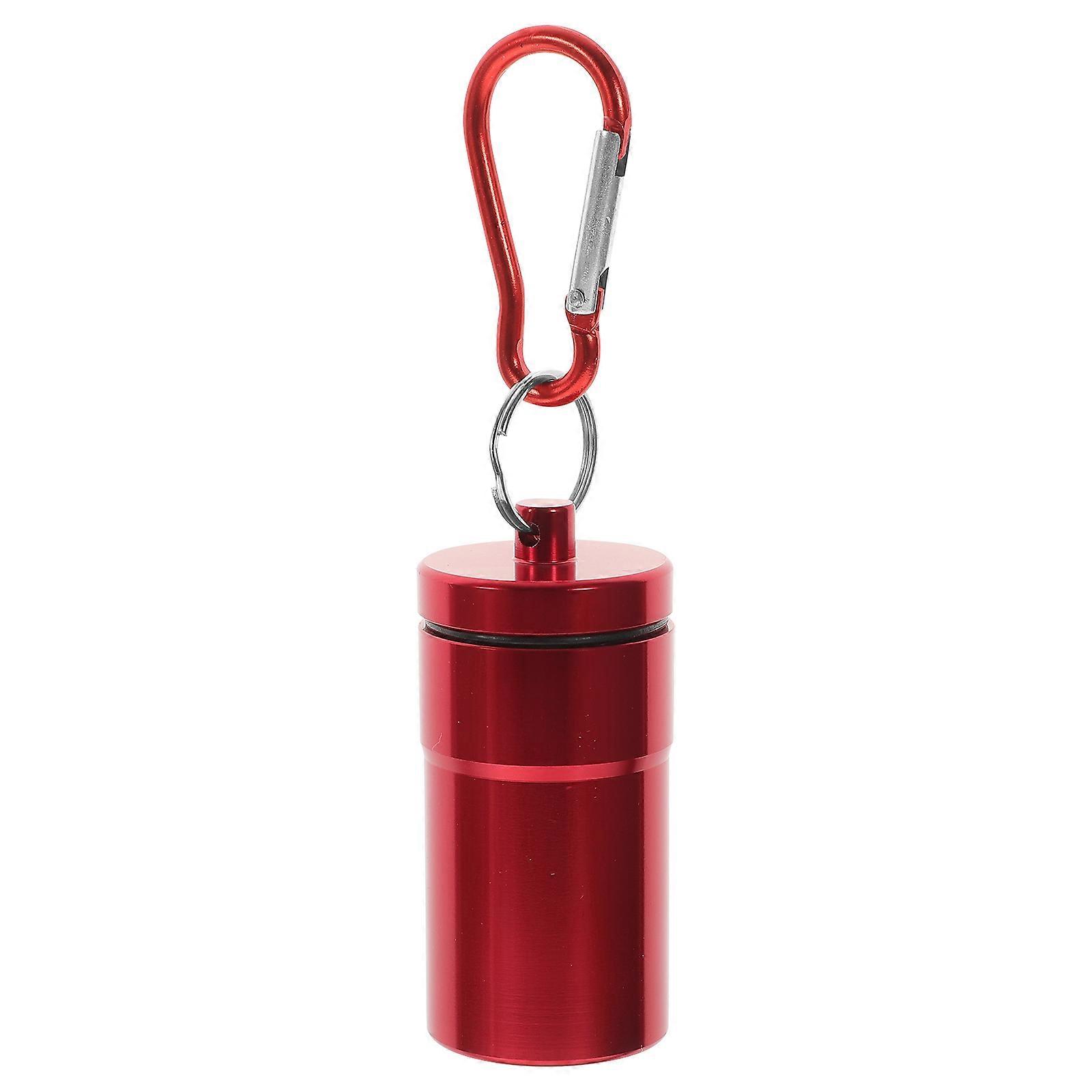 Key Chain Holder Aluminum Alloy for Storage Use 1Pcs Portable Red