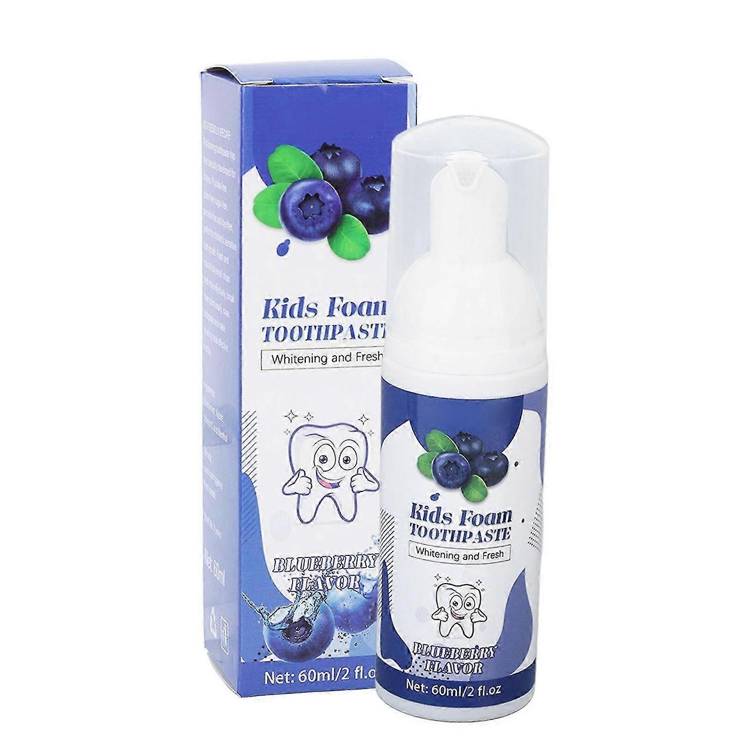 2025 Latest Model 60ML Children Toothpaste Mousse Kids Bubble Toothpaste Clean...