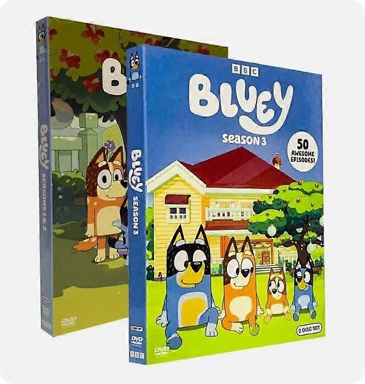 Bluey: The Complete TV Series, Season 1-3 (DVD 6-Disc Box-Set) english version