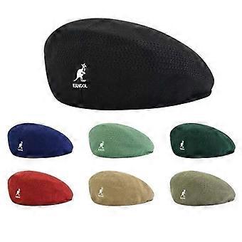 Zwart-Mannen Vrouwen Kangoeroe Geweven Mesh Baret Casual Cap Opvouwbare Hoed Retro