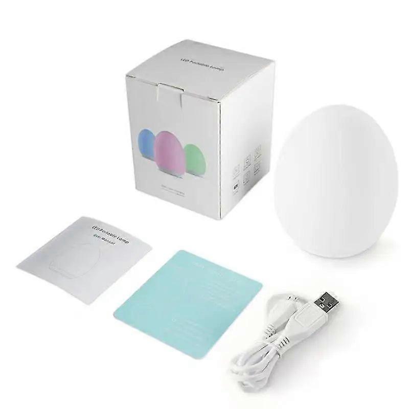 Color-changing Night Light Rgb Touch Dimmable Lamp, Remote Control, Portable