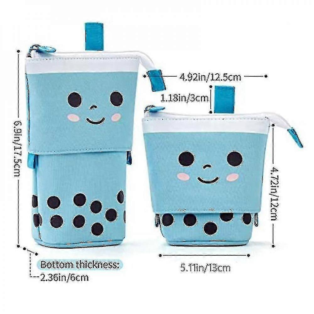 Cute Fold Standing Pencil Case Students Stationery