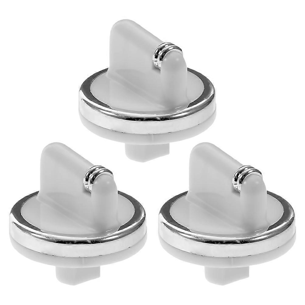Control Knobs for Gas Stoves Temperature Adjustment 3Pcs Plastic Material Home Use