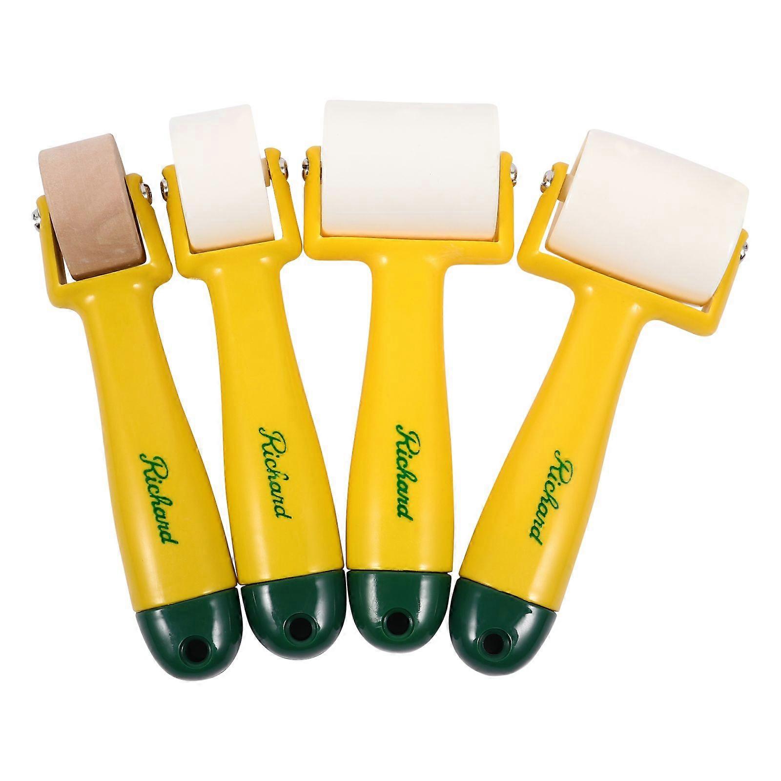 4 stuks Behang Bouwgereedschap Naad Plat Rolwiel Drukwiel Apparaat