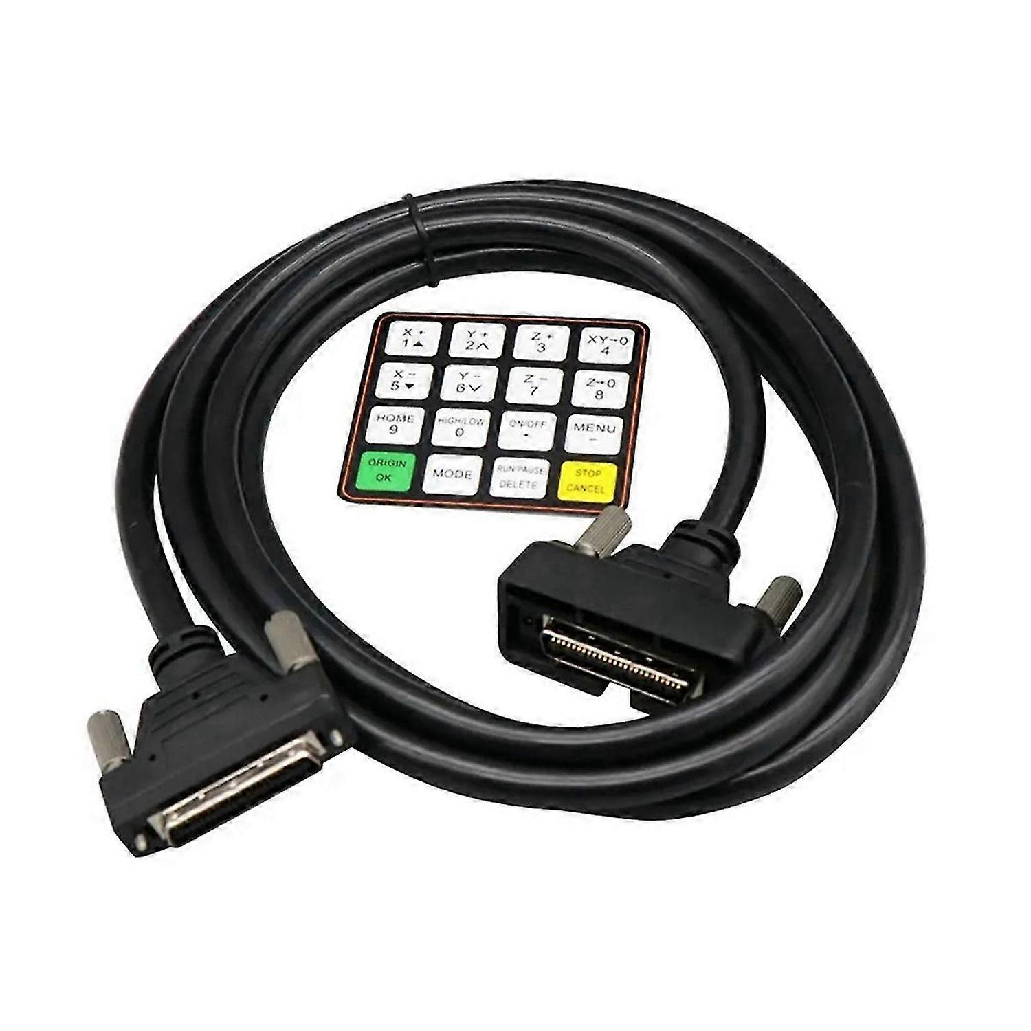 For Richauto A11 A12 A15 A18 DSP CNC Controller Cable 4M English Button Film CNC Woodworking Engravi