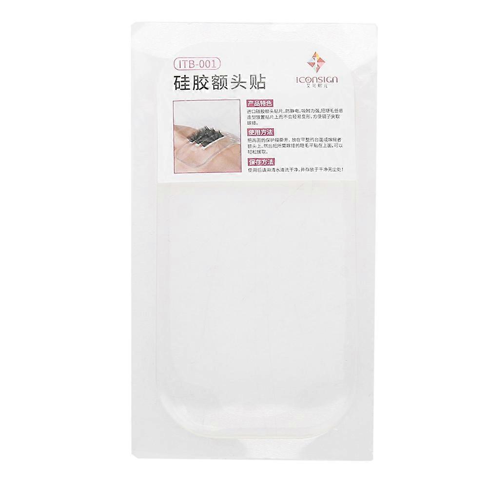 Coussinets en silicone pour greffe de cils, coussinets frontaux, outils d'extension de cils transparents