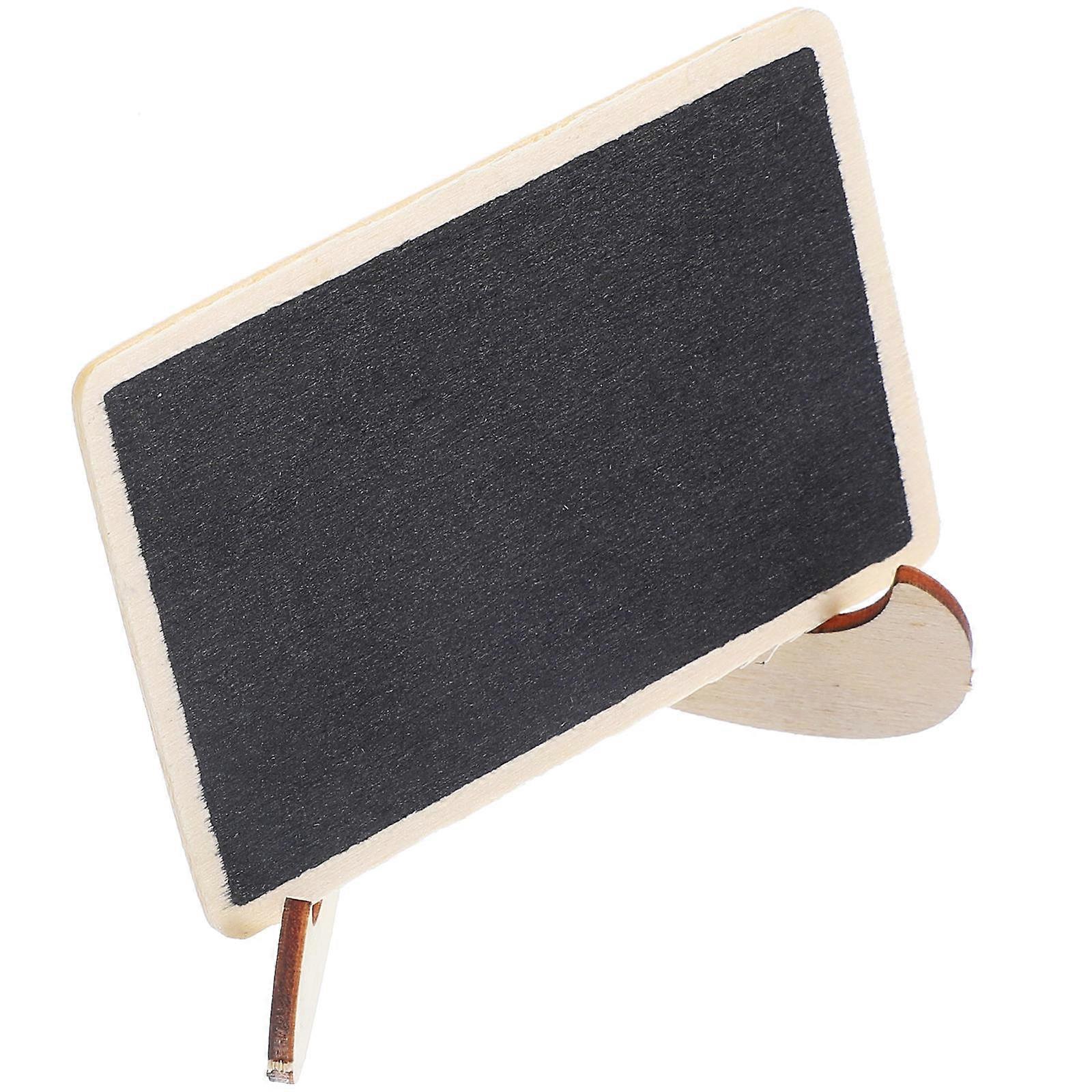 Message Board Sign Wooden Chalkboard for Daily Use with Desk Display