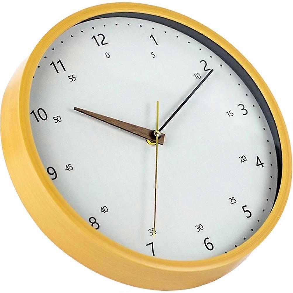 Decorative Wall Clock Wall Hanging for Living Room 2Pcs Silent Timekeeping