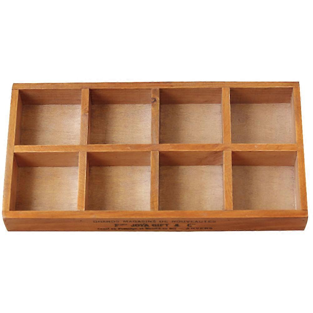 Wood Seasoning Container Spice Jar Holder For Home Desktop 33X17CM Organization 4Pcs