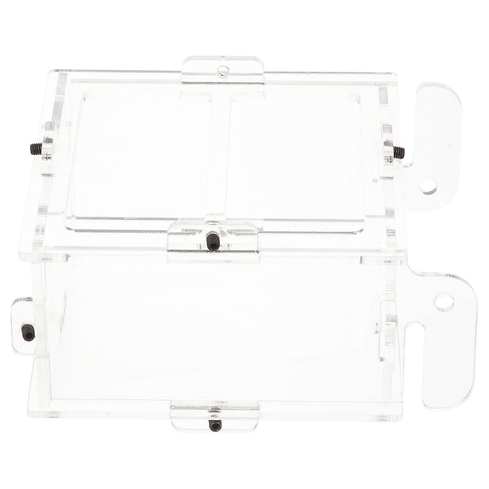 Bird Cage Food Holder 2Pcs Acrylic Feeder Ideal For Birds Suitable For Garden And Backyard With Practical Feeding Function