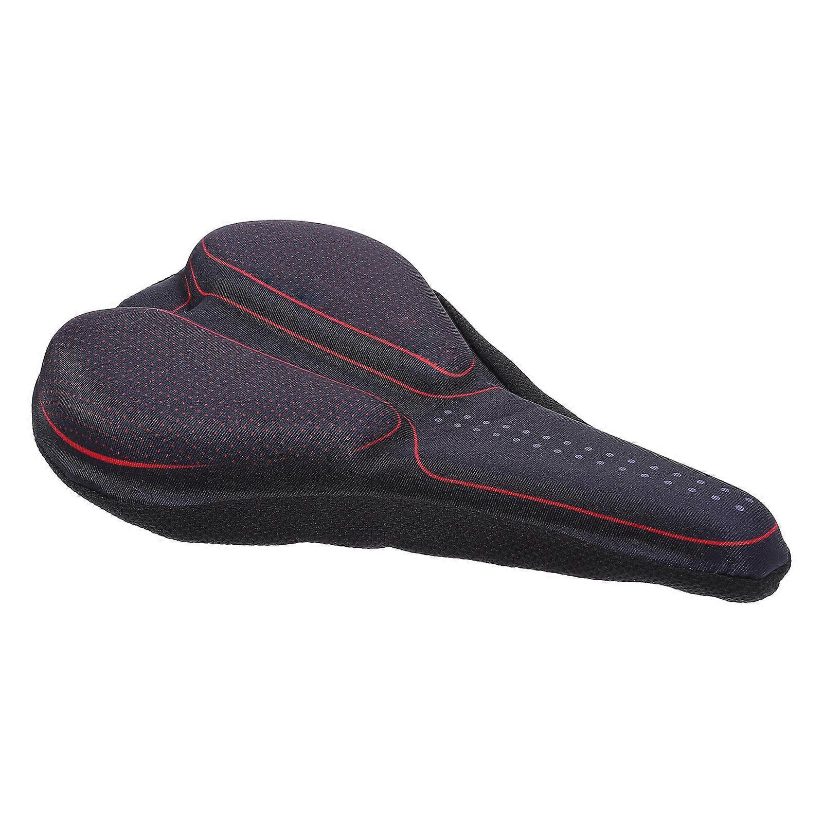 Ergonomic Design Bike Seat Cushion For Cyclists Assorted Color Pressure Reduction 1Set