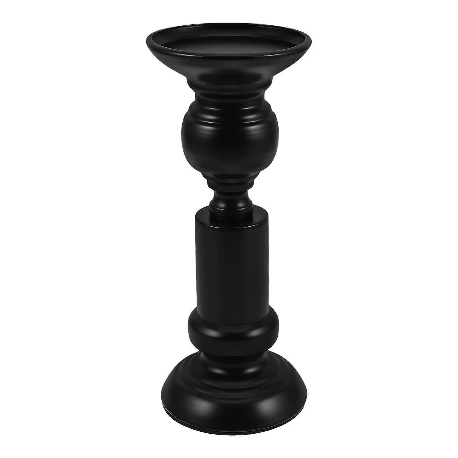 Decorative Iron Candlestick with 5Pcs Candle Holders for Dining Table