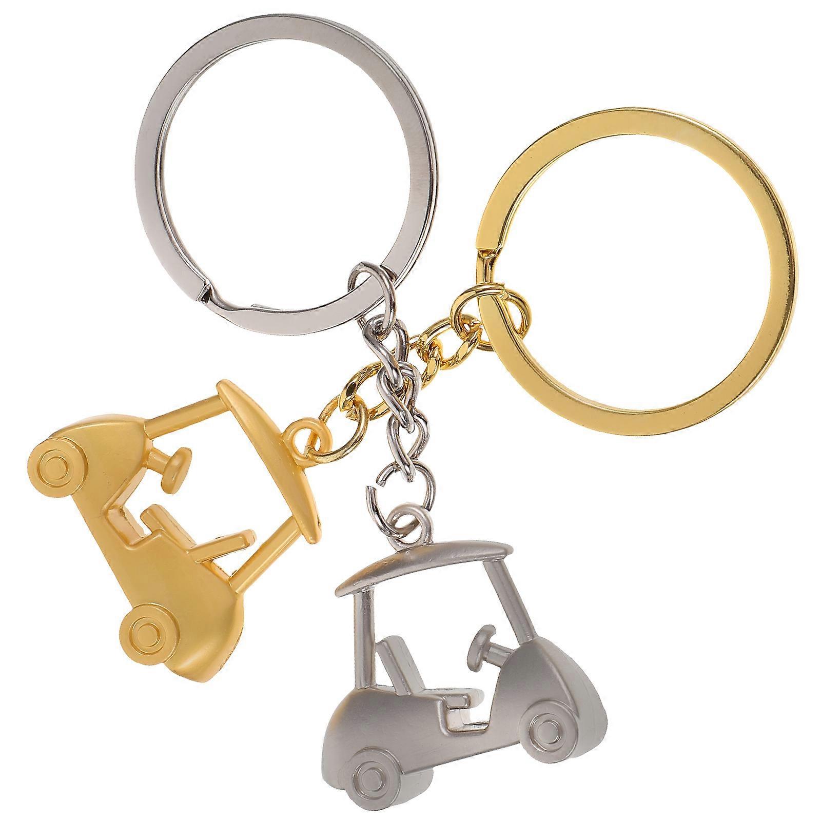 Golfing Course Viewing Pendant Key Chain 6Pcs Hanging Decor