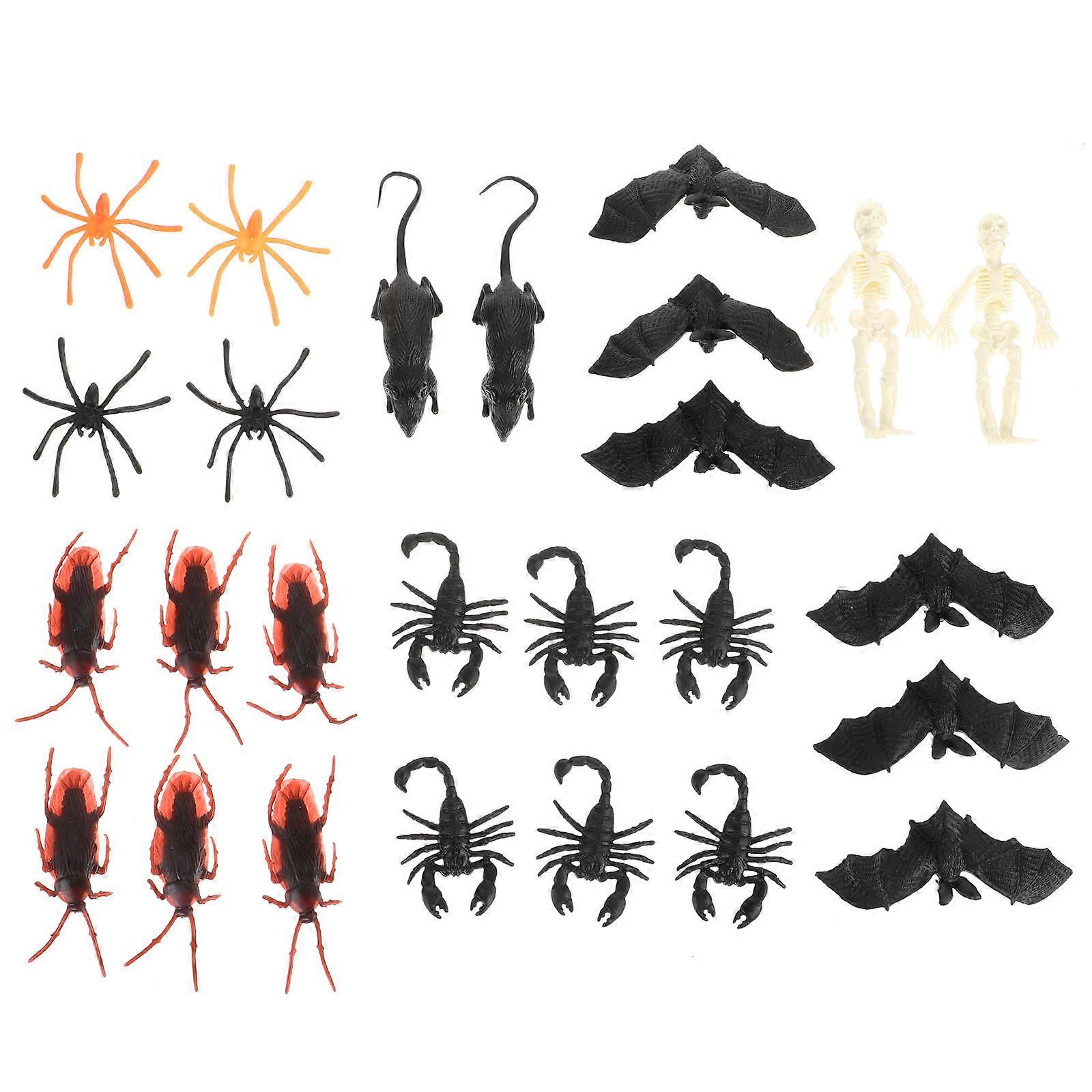 Halloween Prank Toy Simulation Skeleton Toys for Party Use 96Pcs