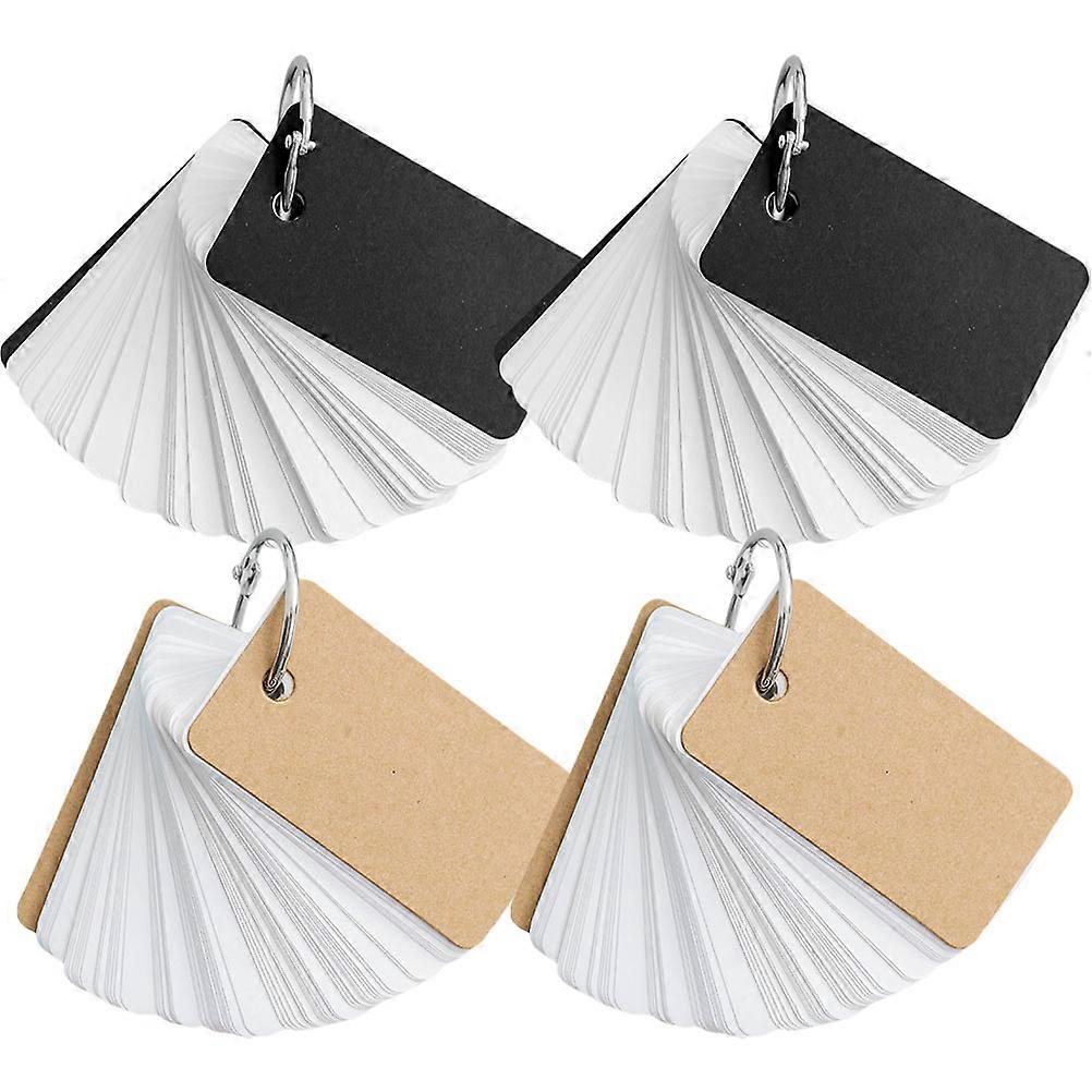 Portable Blank Words Flashcards In Flat Shape For DIY Planning And Travel Journaling Great For English Improvement 8 Pcs