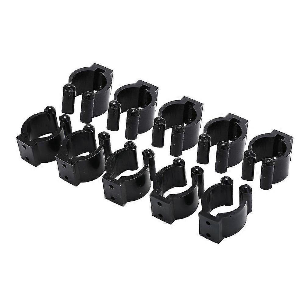 2025 10Pcs Plastic Billiards Snooker Pool Cue Pole Racks Locating Clip Clamp Holder