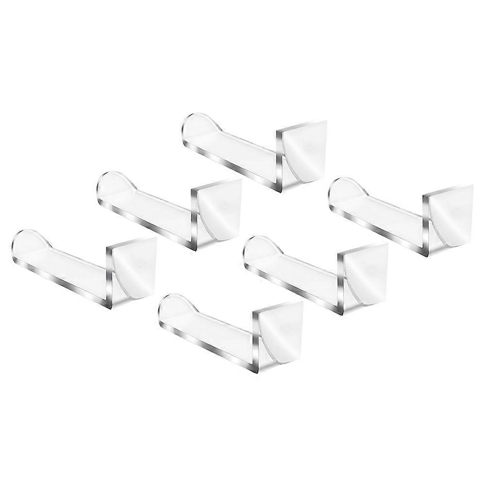 Wall Mounted Transparent Hat Holder for Home Acrylic Rack 24Pcs