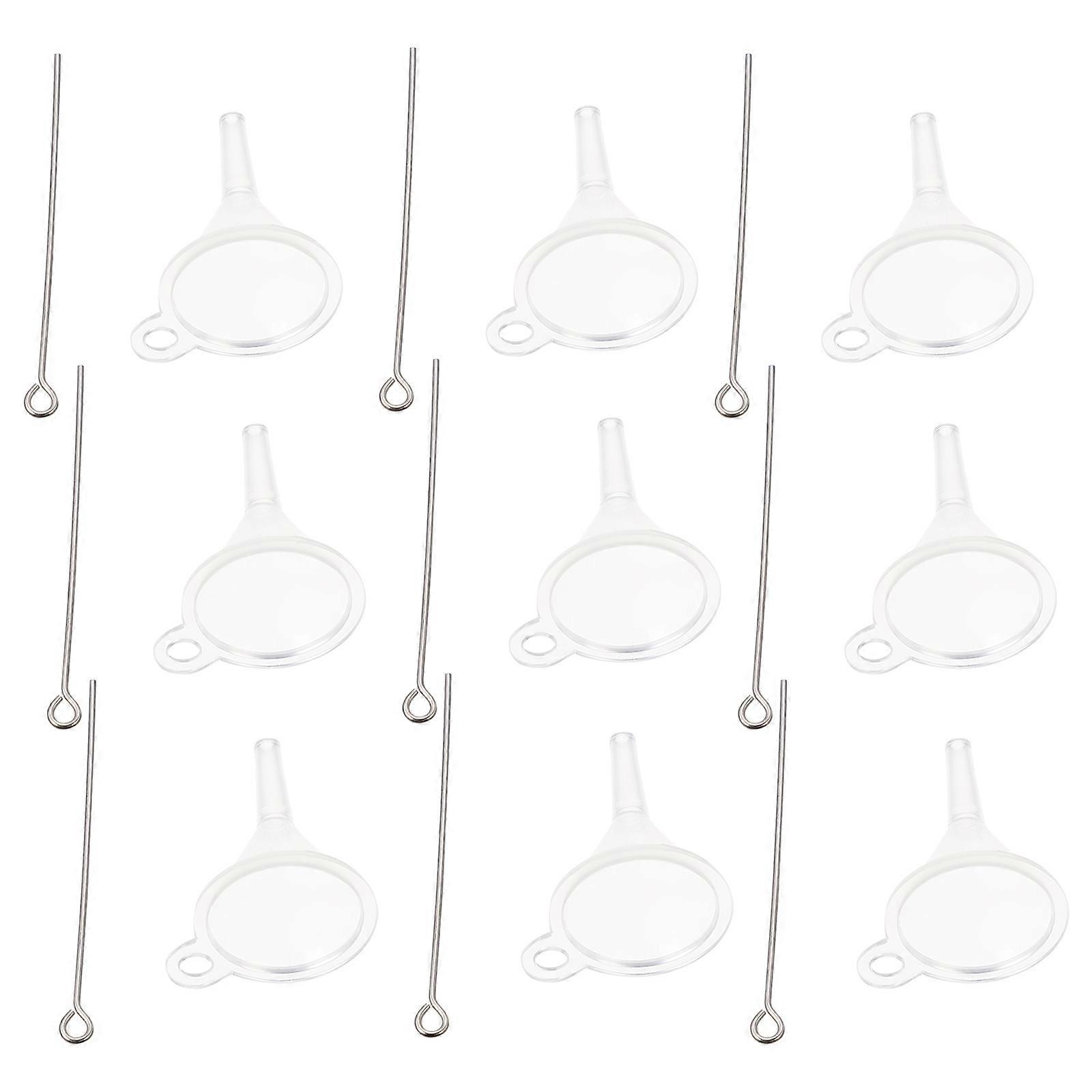 Transferring Funnel Set Diy Projects Liquid Transfer 2.5X2.3cm Mini Plastic 10Sets