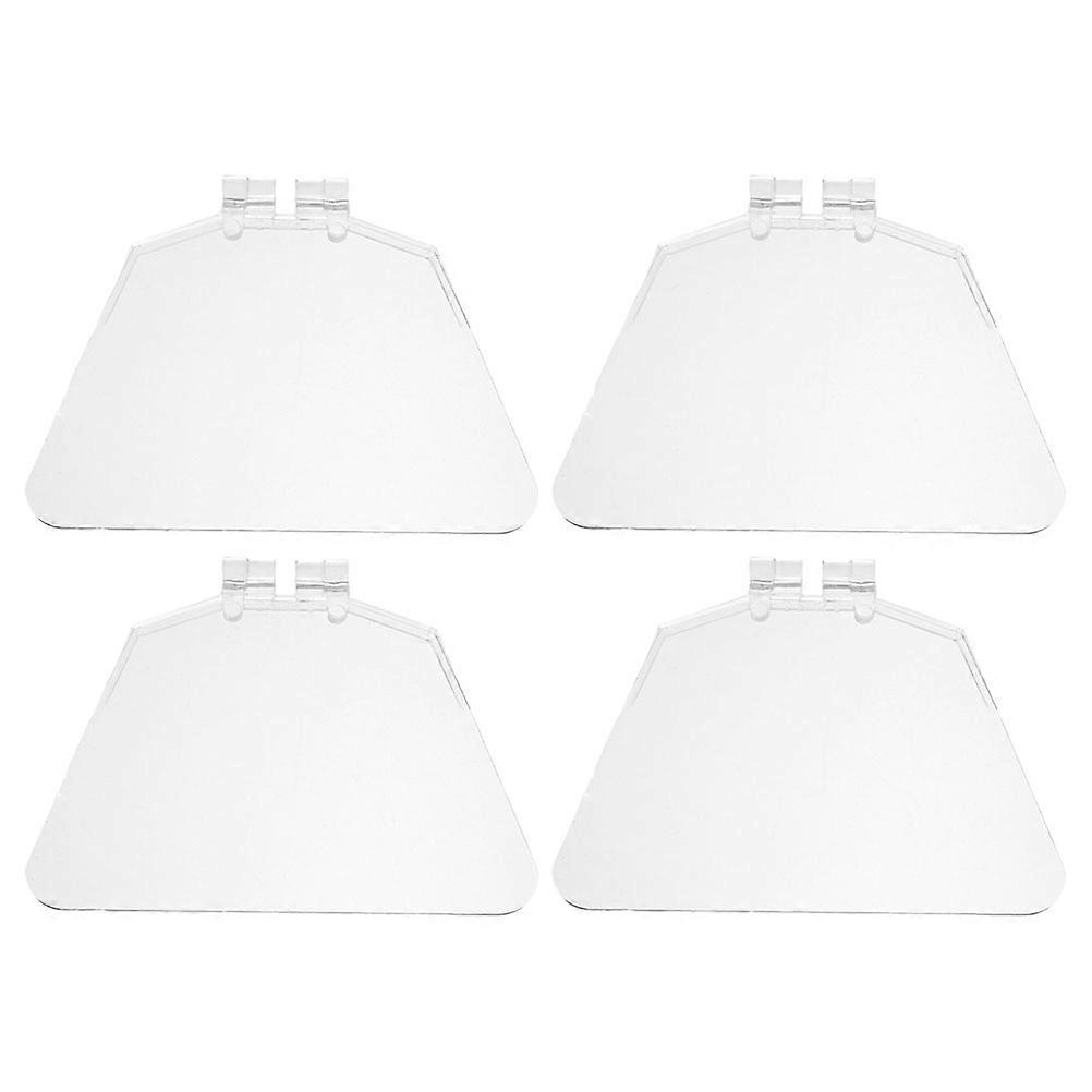 Plastic Protective Plastic Eye Shield Bench Grinder Attachment for Protection Use 4Pcs