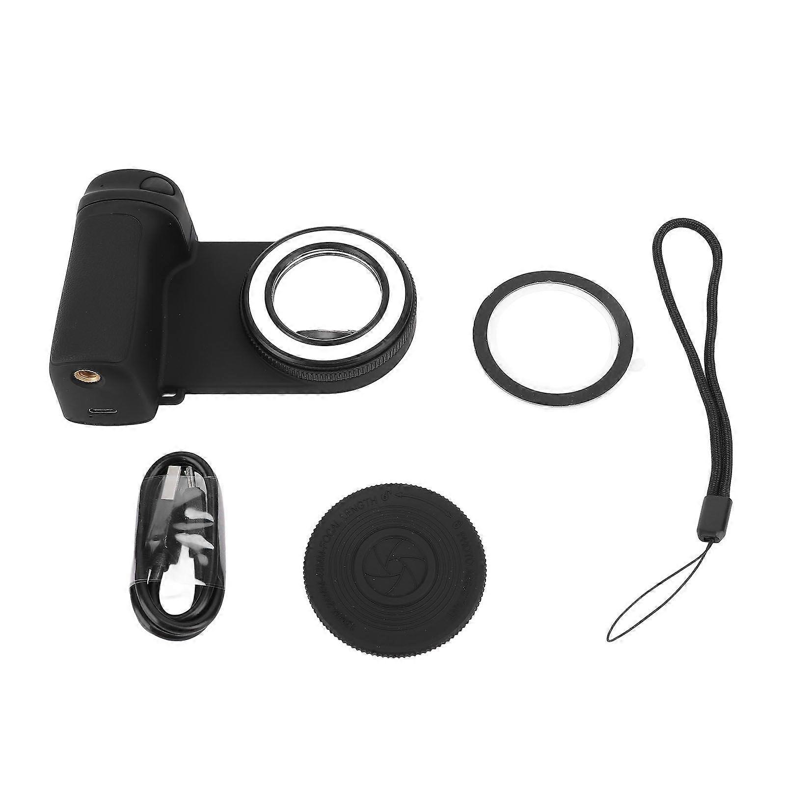 Magnetic Phone Camera Grip Rechargeable Fill Light Bluetooth Wireless Remote Control Phone Clamp Holder