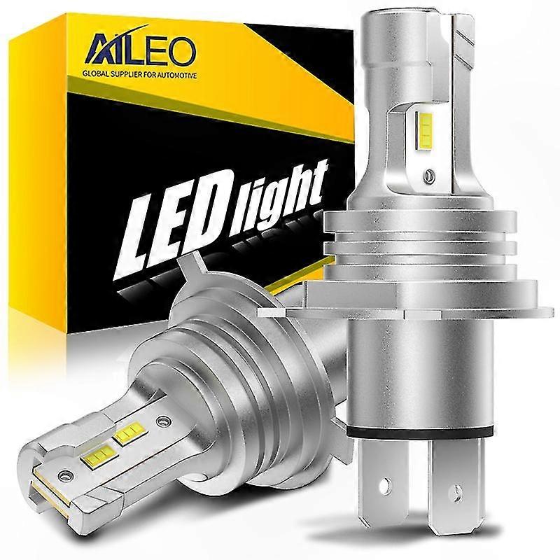 2 Pcs Canbus H7 H4 H11 H8 H9 9005 Hb3 9006 Hb4 Hb2 9003 LED Headlamp Bulb 12000LM Super Bright Fanless