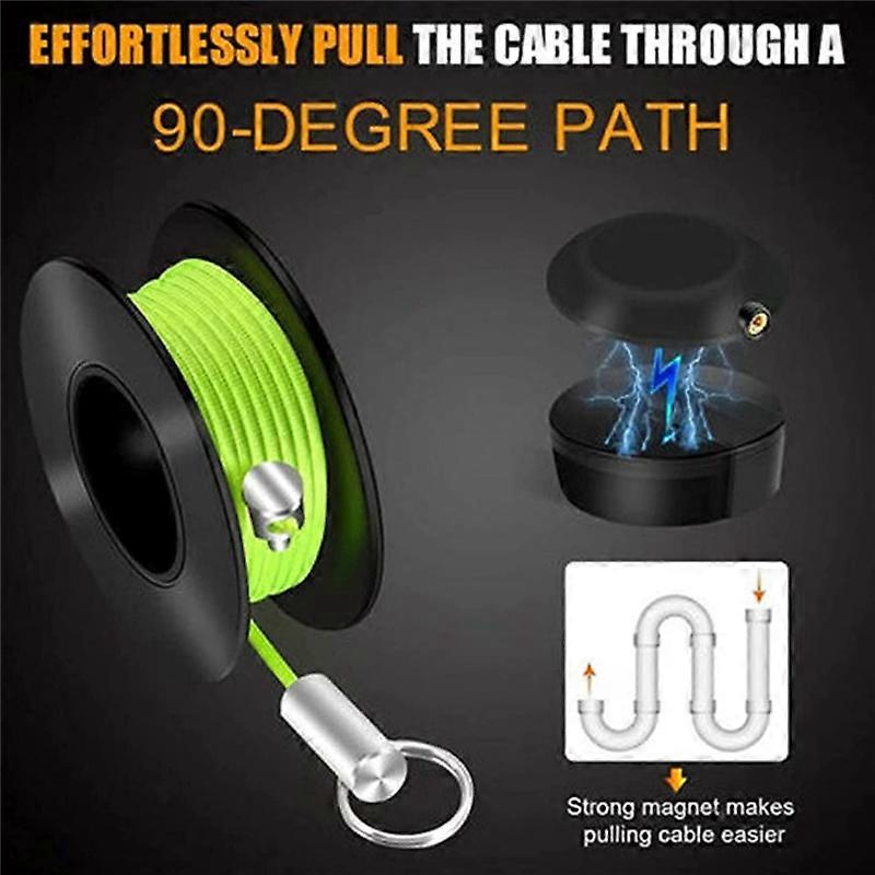 Magnetic Cable Puller,Nylon Pipe Concealed Pipe Threader, Wire Guide, Wire Network Cable Magnetic St