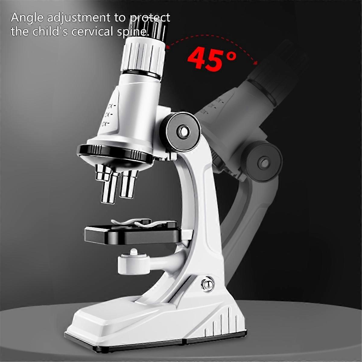 Kids Educational Science Microscope Toy STEM Learning Kit