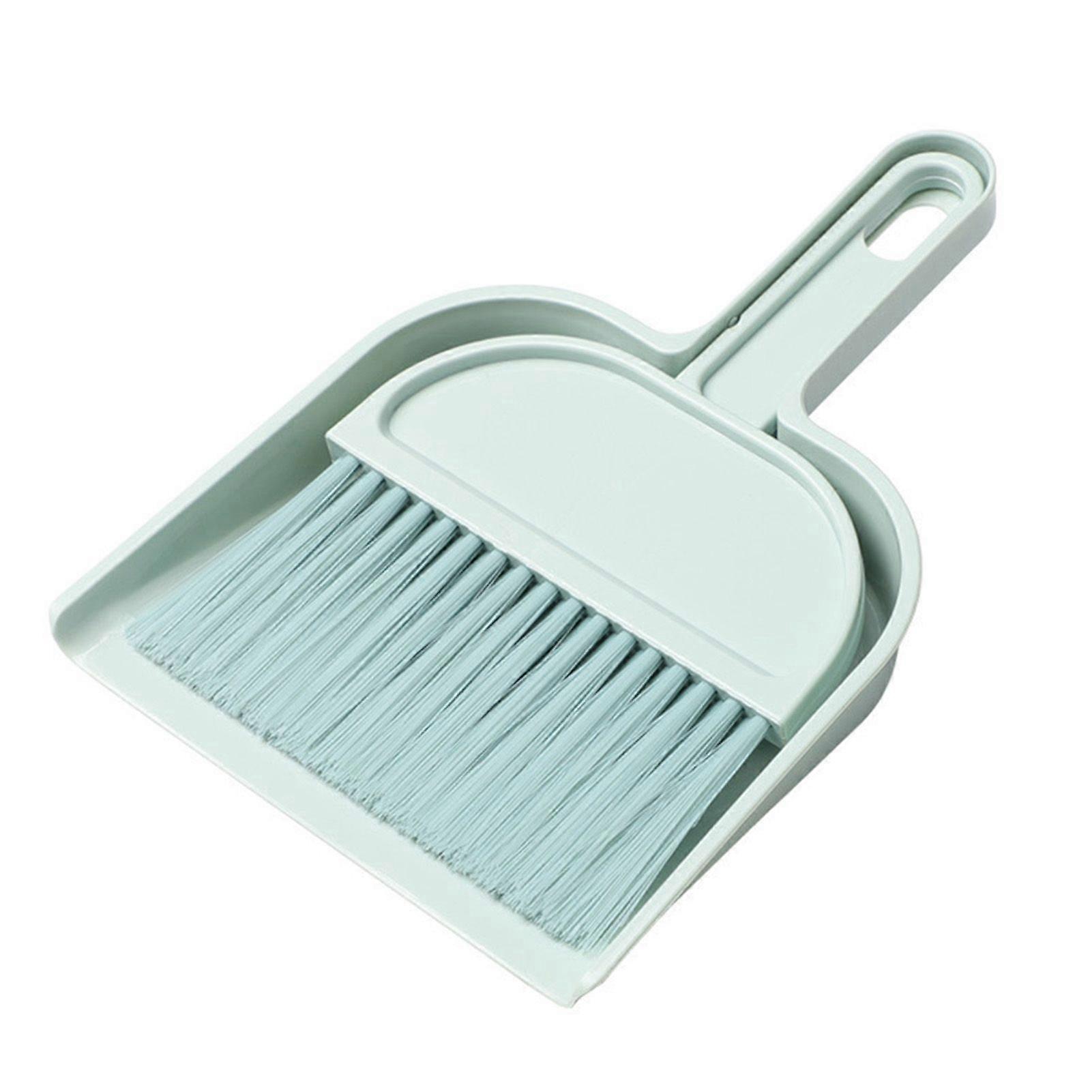 Mini Desktop Broom and Dustpan Set Kids Tiny Hand Dustpan and Cleaning Brush Set for Tabletop Bed Windowsill