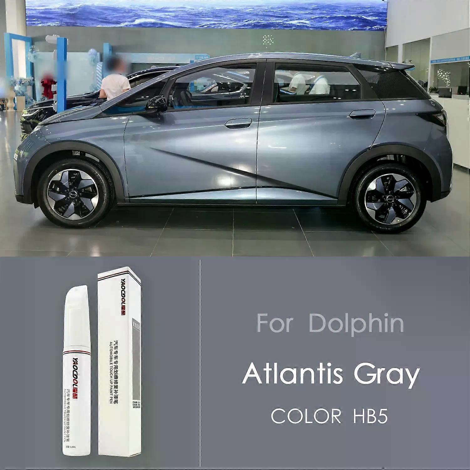 For BYD Dolphin Car Paint Surface Repair Paint Pen To Increase Gloss Varnish Scratch Removal Repair Tool Atlantis Gray White