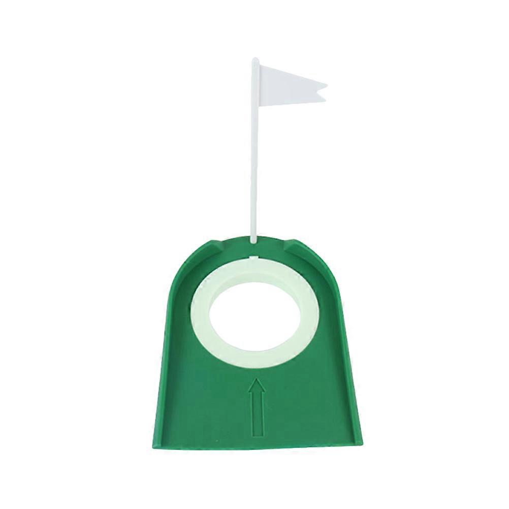 Putting Cup Regulation Putting Cup for Golf Practice 3Pcs Portable Green Plastic