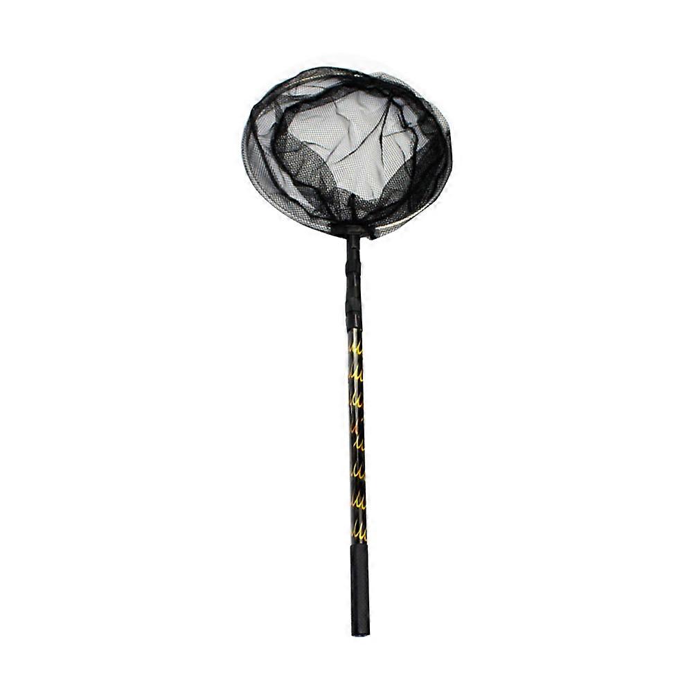 Aquarium Mesh Fish Net Foldable for Catch Release Telescopic Black