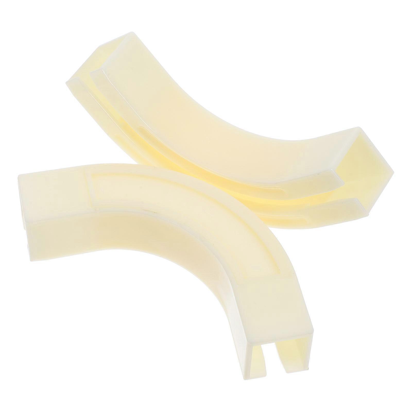 Wire Curtain Hanging System Corner Connector for Flexible Ceiling Track 6Pcs