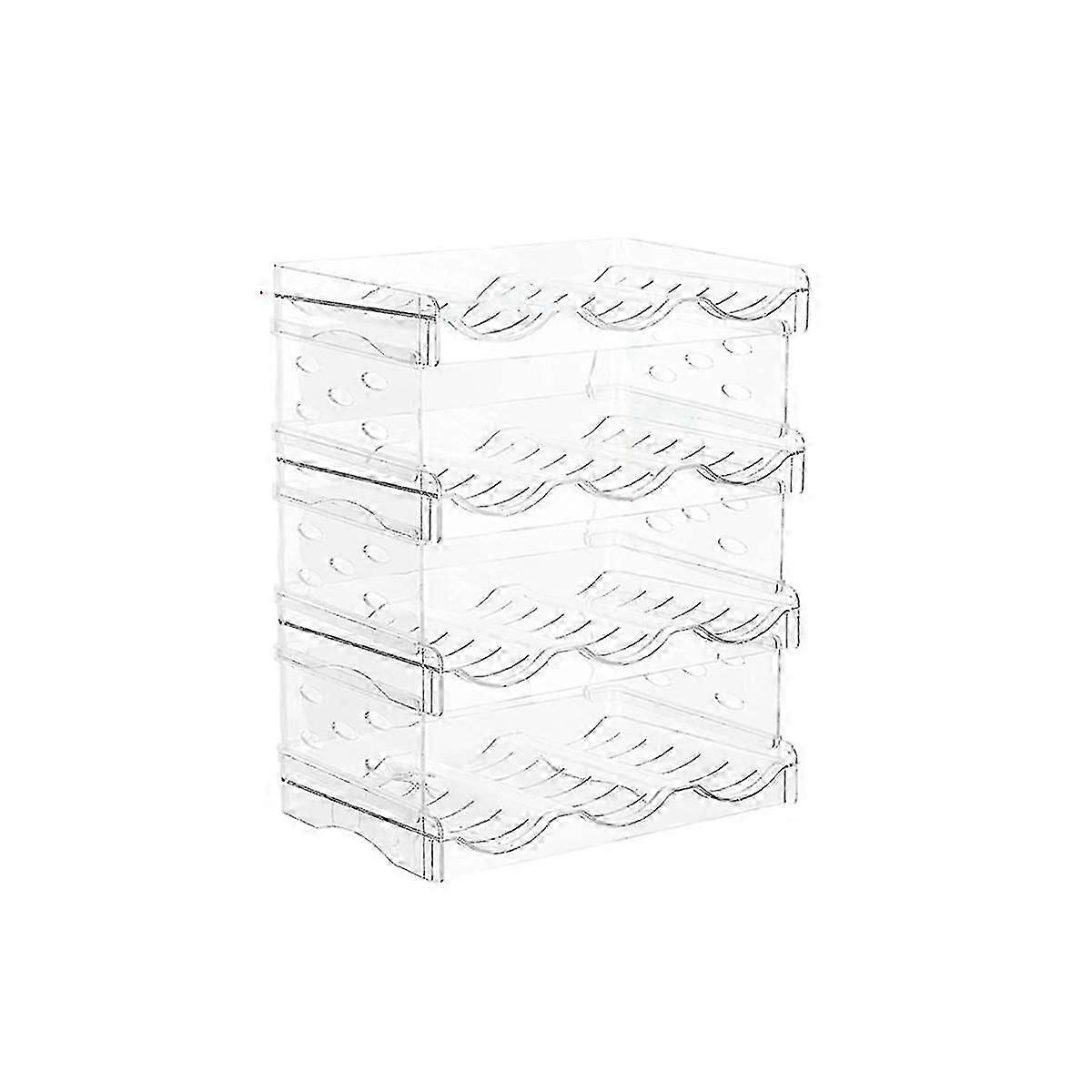 Cabinet Water Bottle Storage Rack, Beverage Bottle Storage Display Rack, Stackable Cup Rack For Kit