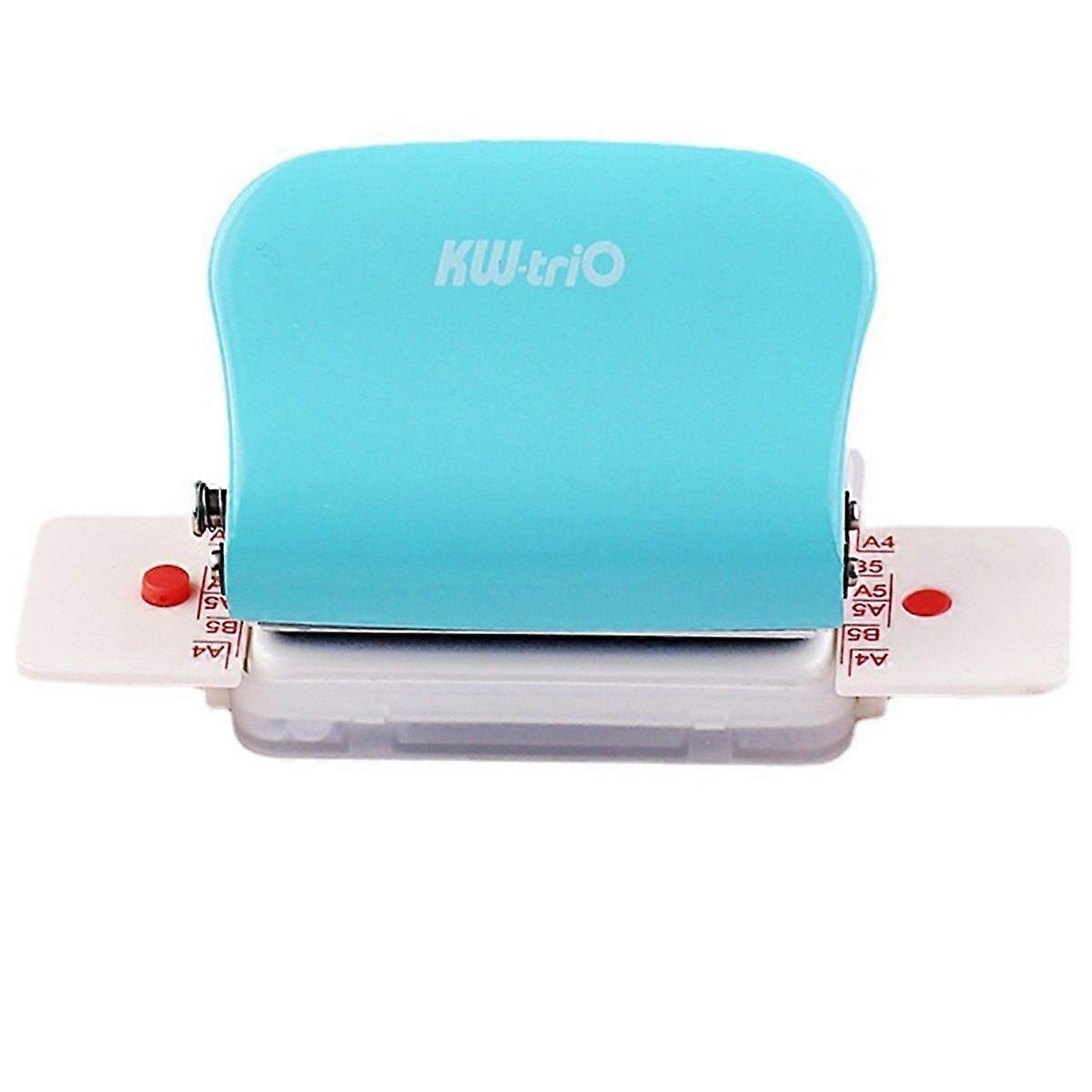 6 Hole Punched, Loose Leaf Paper Puncher for A4/A5/B5 Notebook Scrapbook,Handheld Metal Circle Paper Puncher