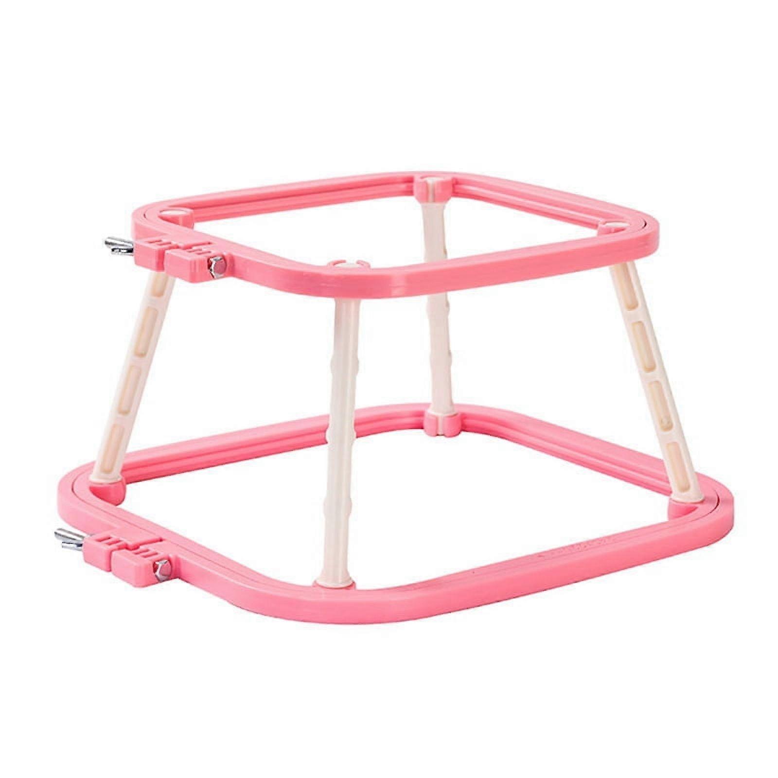 Double Layer ABS Embroidery Stand Hoop Desktop Handmade Craft Frames for Poking, French Embroidery A