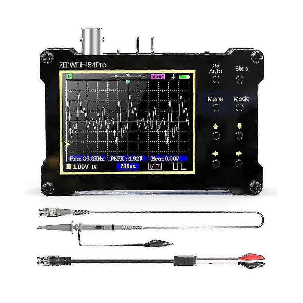 Digital Oscilloscope,14 Type Measurement, 40msa/s Sampling Rate, 18mhz Bandwidth, 2.4in Lcd Display 25-26