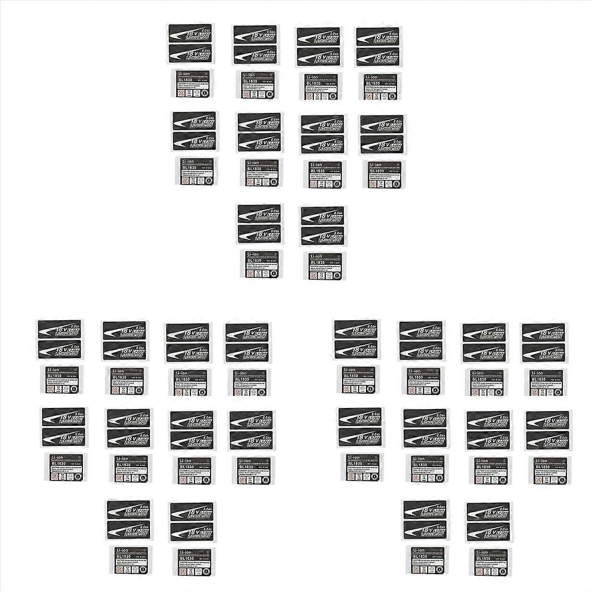 10 Sets of BL1830 Label Lithium Ion Battery 18V 6.0Ah for Logo