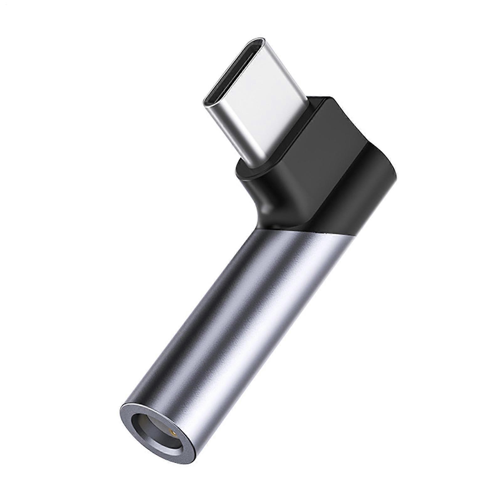 USB C To 3.5mm Adapter, Compact Audio Converter, TypeC To Aux Dongle, Digital To Analog Audio Jack, Elbow Design