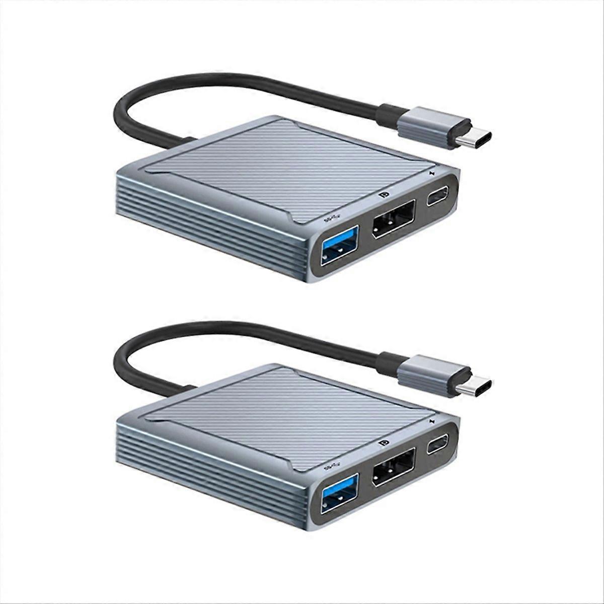 3-in-1-Typ-C-auf-DP-Hub-Adapter 8K 60 Hz, PD 100 W
