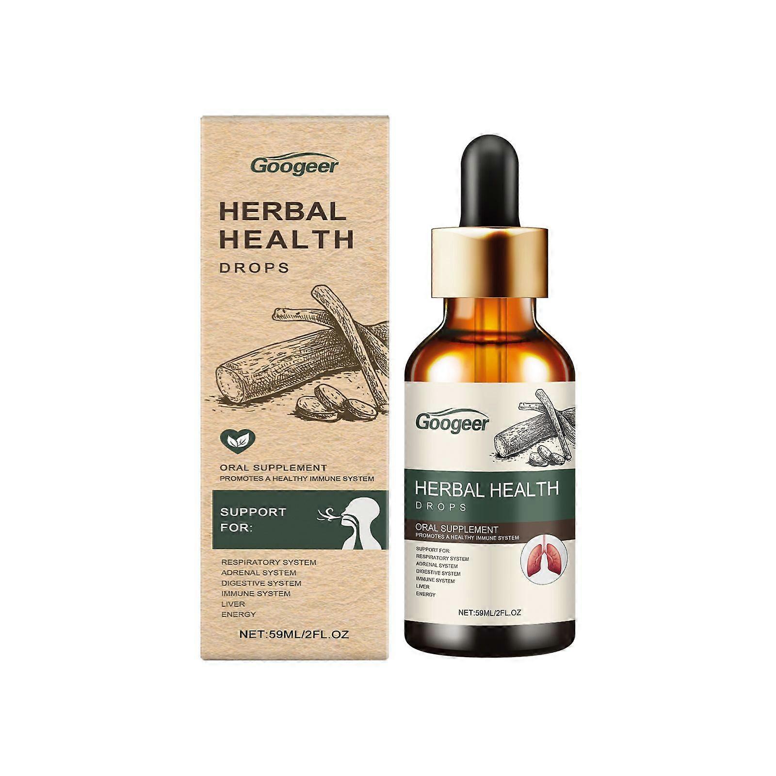 Googeer örtdroppar för kroppen