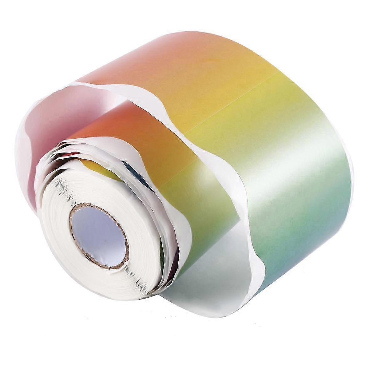 Rainbow Bulletin Board Stickers Colorful Straight Bulletin Border Trim Border Trim for Classroom Cha