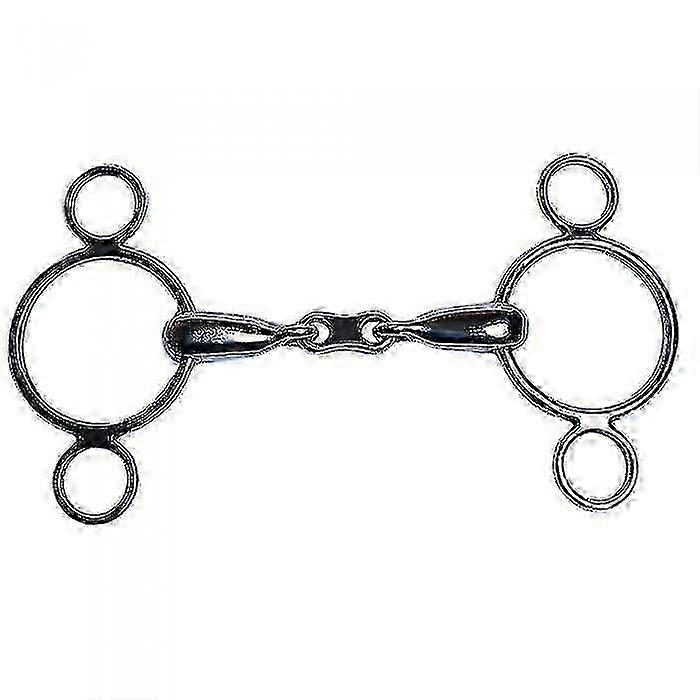 hevosen kuolain ruostumaton teräs 2 rengas hollantilainen gag ranskalainen linkki