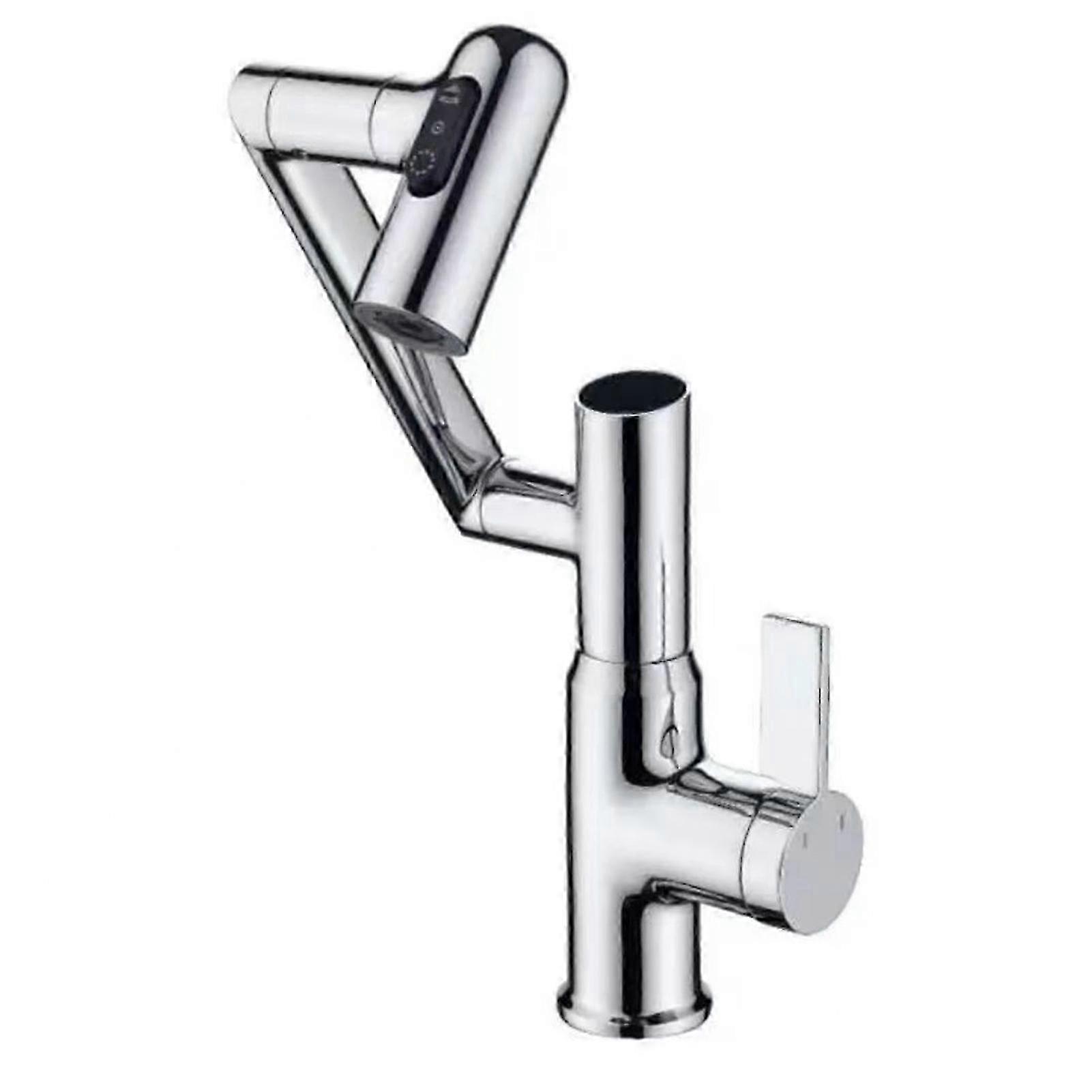 Digital Display Rotatable Faucet 3-Speed Adjustables Faucet Replace for Home Bathroom