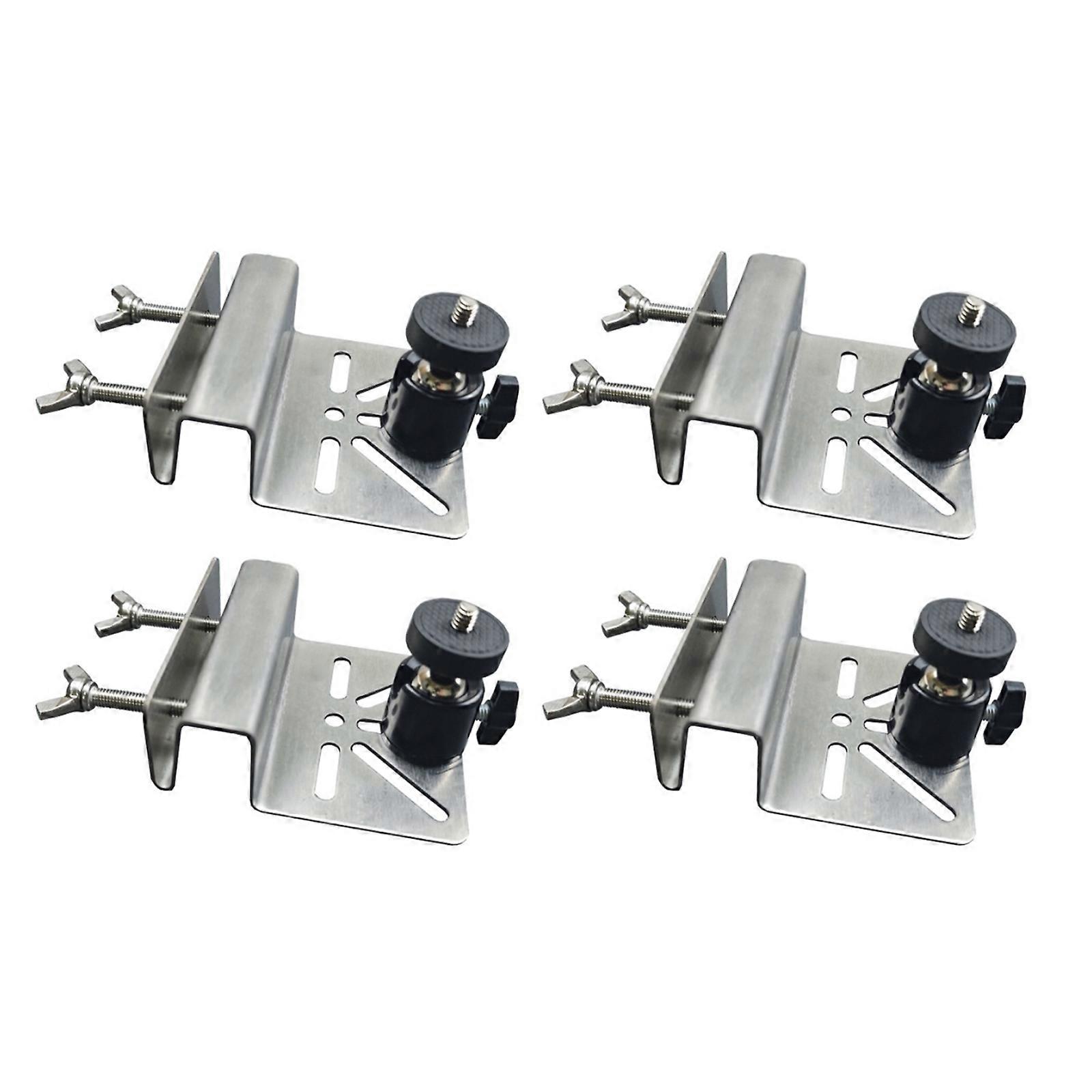 Solar Panel Mounting Bracket Gutter Mount Stand Metal Gutter Mount Monitoring Camera Bracket Easy to Install Multicolor