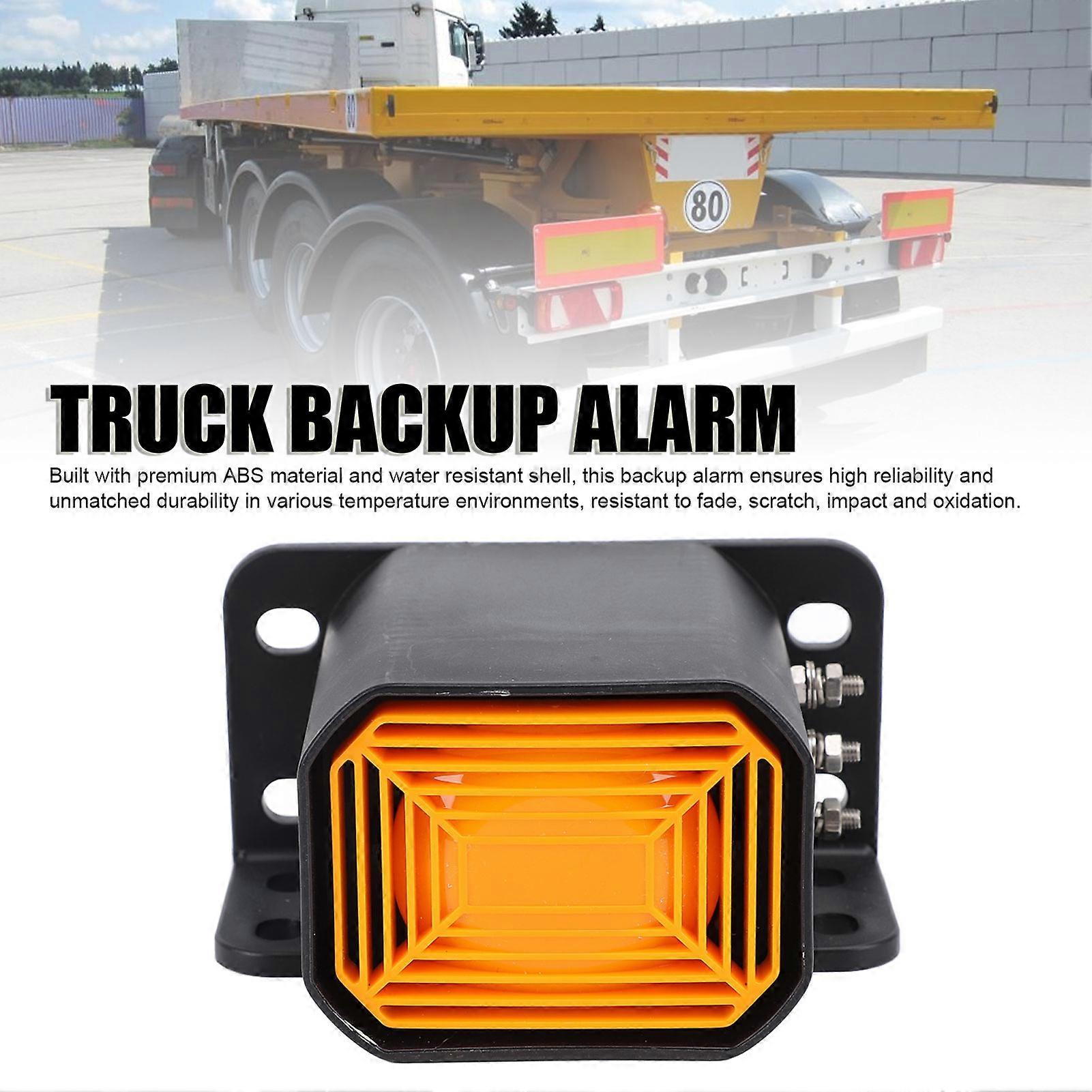 Water resistant backup alarm for excavator, 112dB reverse warning horn