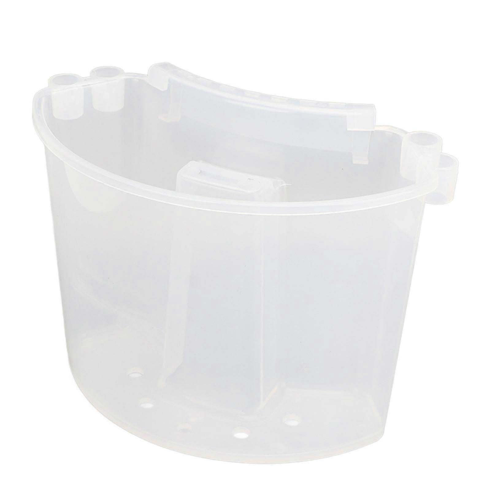 Professional wash bucket for vehicles with bottom drain design